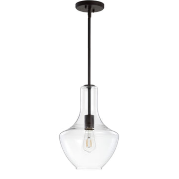 Watts Glass/Metal LED Pendant - JONATHAN Y